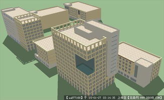 新辦公總部建筑方案SU精細場景模型與建筑信息模型技術(shù)開發(fā)